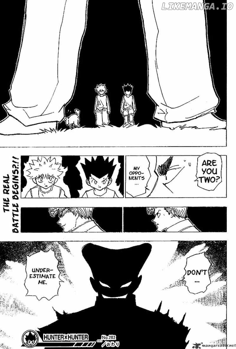 Hunter x Hunter, Chapter 202 image 16